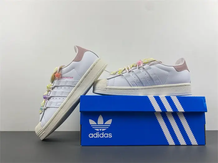 adidas ORIGINALS SUPERSTAR W PINK CLOUD WHITE 