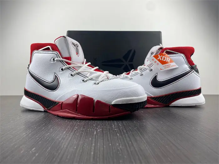 Nike Kobe 1 Protro White Black Red 