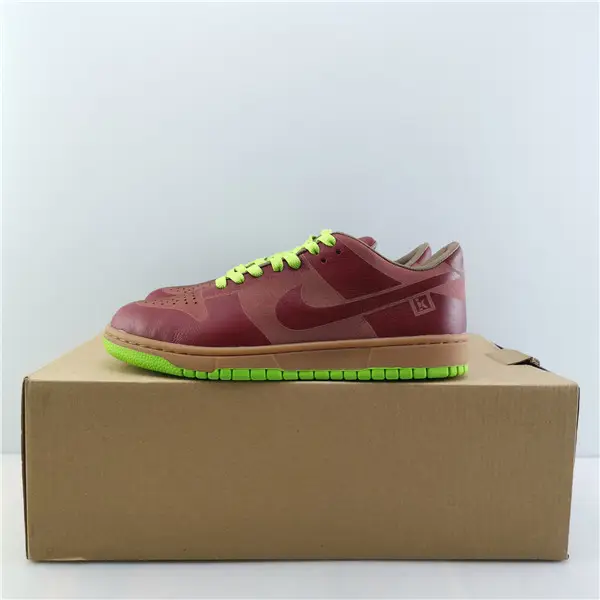 Nike Dunk Low 1-Piece Laser Varsity Red Chartreuse 