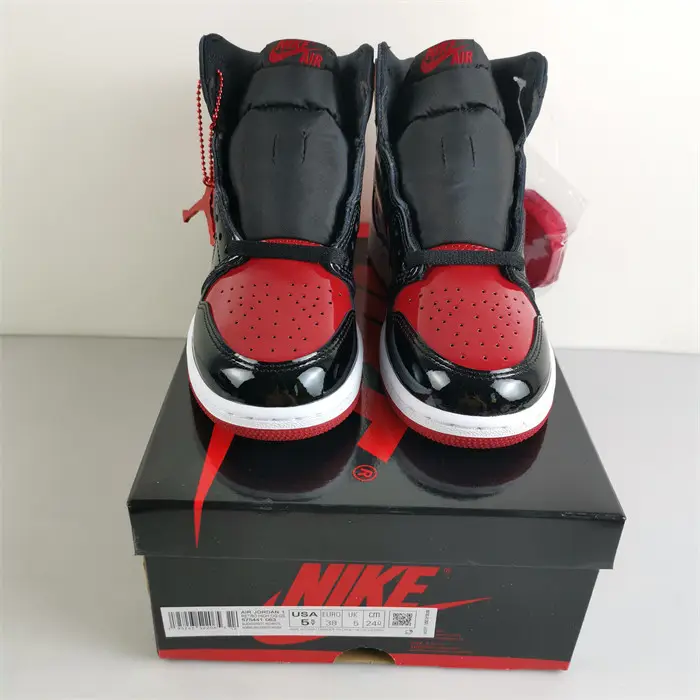 Jordan 1 High Patent Bred 
