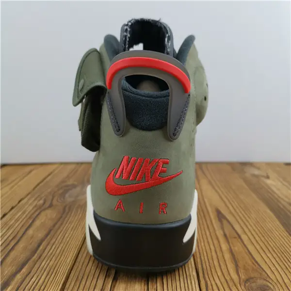 AIR JORDAN 6 TRAVIS SCOTT MEDIUM OLIVE 