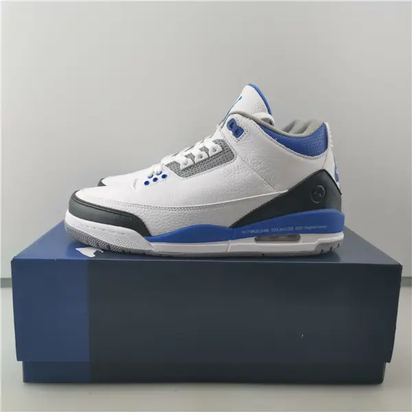 AIR JORDAN 3 RETRO WHITE BLUE 