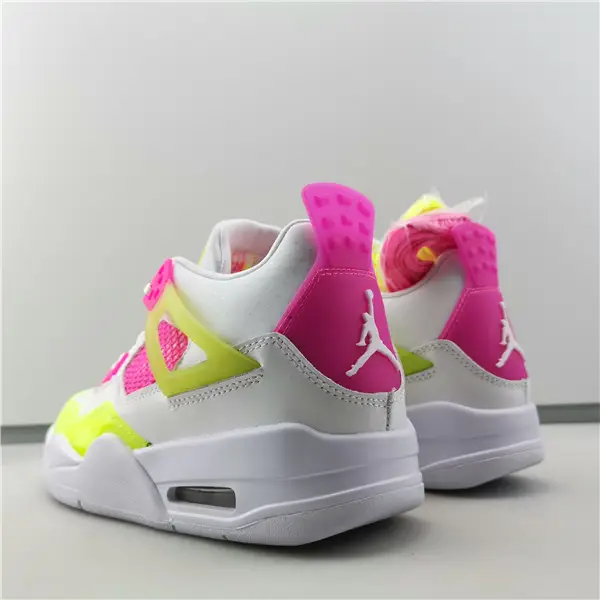 AIR JORDAN 4 GIRLS LEMON VENOM PINK BLAST 