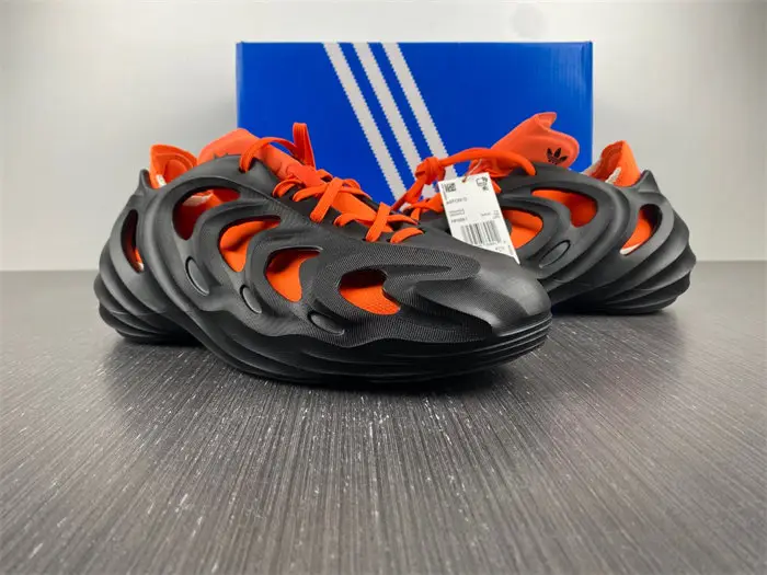 adidas adiFOM Q Core Black Impact Orange  AECCA923