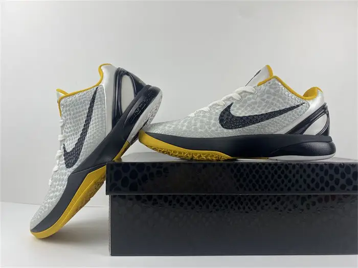 Nike Zoom Kobe 6 White Del Sol 