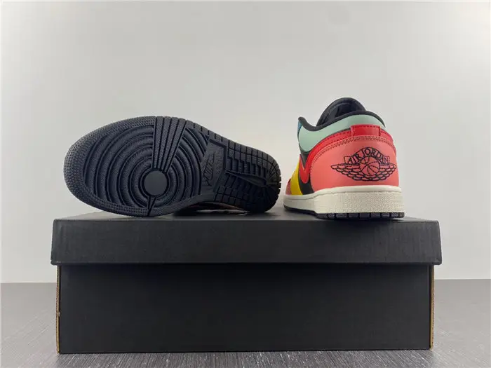 Air Jordan 1 Low SE Black Multi-Color 