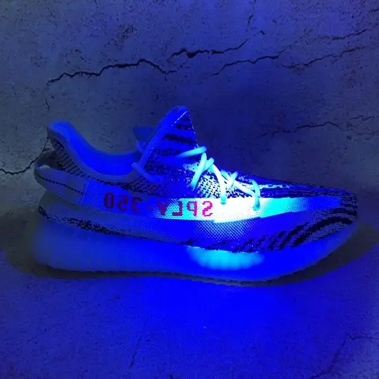 GOAT Adidas Yeezy 350 V2 BASF Zebra 