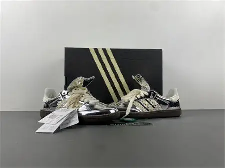 Wales Bonner x adidas Samba 'Metallic Silver' 