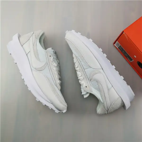 NIKE SACAI NIKE LDWAFFLE WHITE NYLON WHITE 