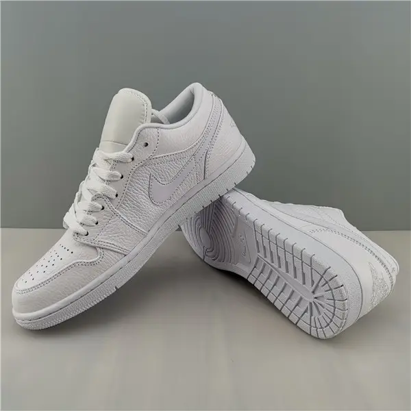 Air Jordan 1 Low Triple White 
