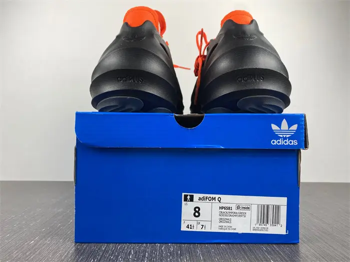 adidas adiFOM Q Core Black Impact Orange 