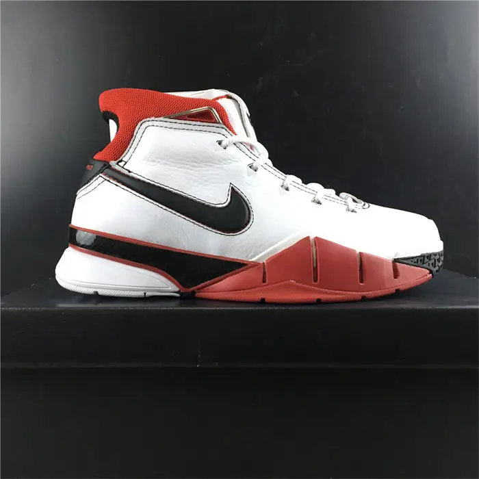 Nike Kobe 1 Protro White Black Red 
