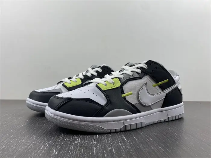 Nike Dunk Low Scrap Wolf Grey Light Lemon Twist 