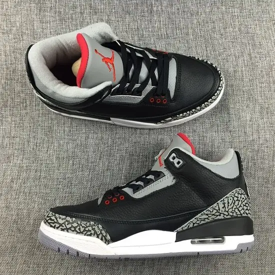 Authentic Air Jordan 3 Retro '88 Black Cement 