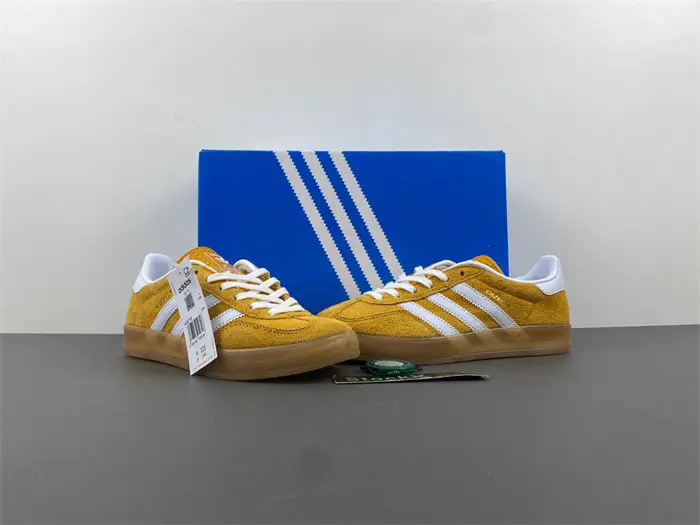 adidas Gazelle Indoor Orange Peel White  EBCC1005