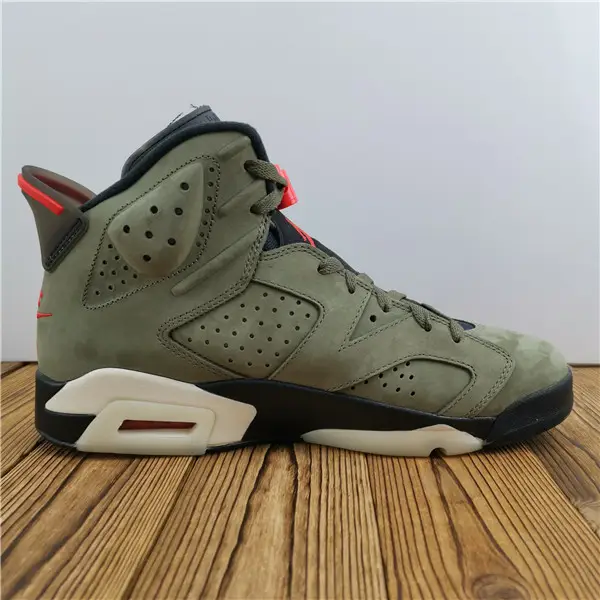 AIR JORDAN 6 TRAVIS SCOTT MEDIUM OLIVE 