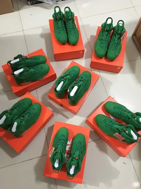 GOAT Air Jordan 6 'Gatorade' Green (With 