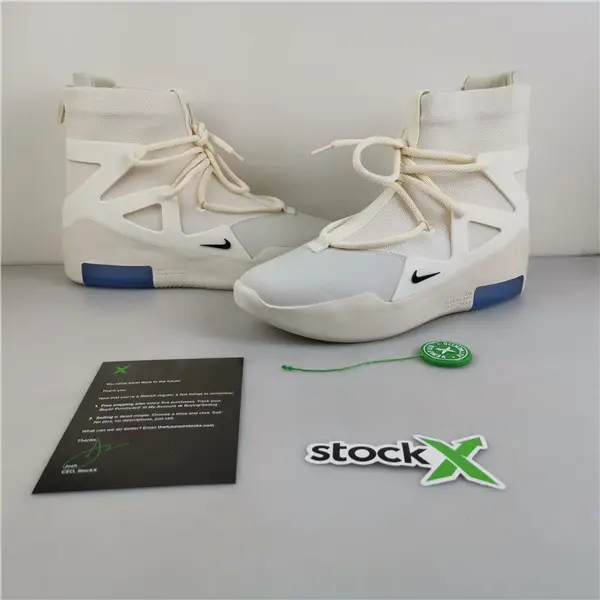 NIKE AIR FEAR OF GOD 1 SAIL BLACK 