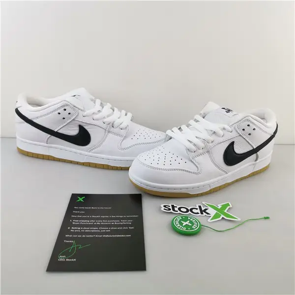 Nike SB Dunk Low Orange Label White Black 