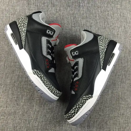 Authentic Air Jordan 3 Retro '88 Black Cement 