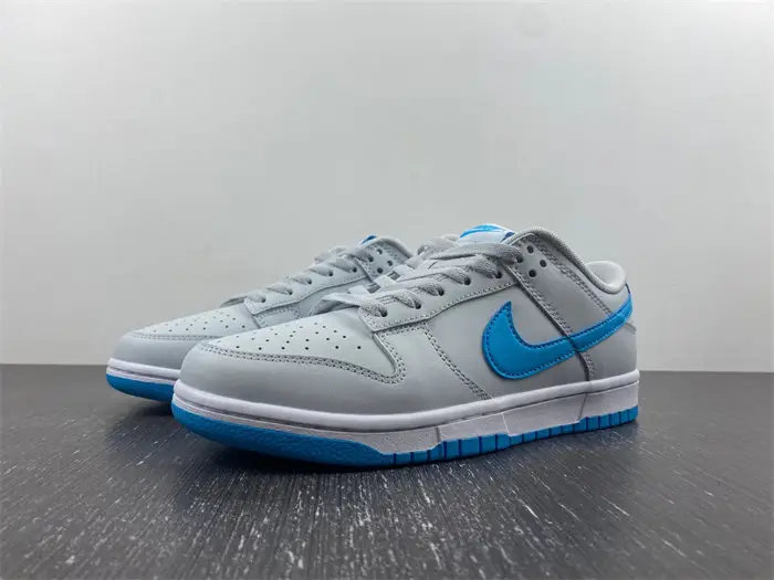 Nike Dunk Low Retro Pure Platinum Blue Lightning 