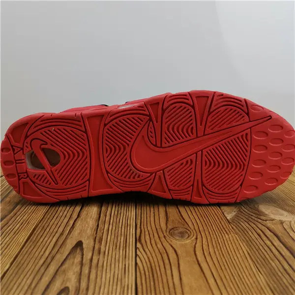 Nike Air More Uptempo University Red Black White 