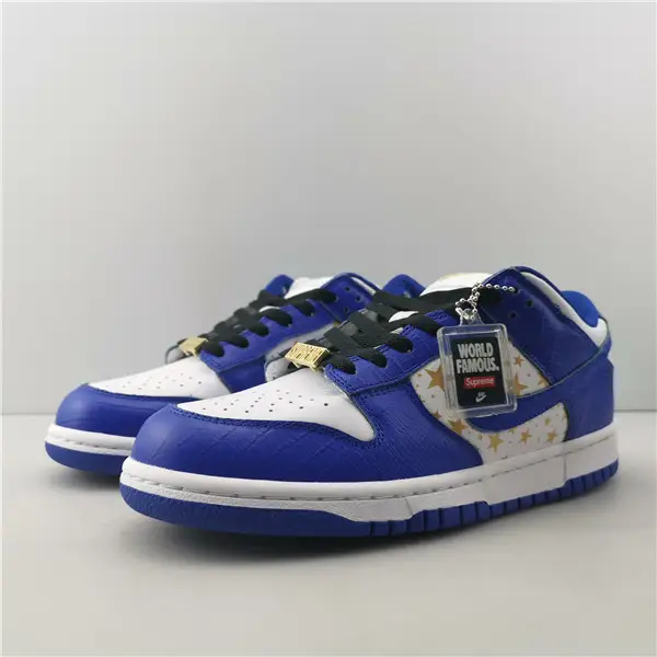 Supreme x Nike SB Dunk Low Blue White 