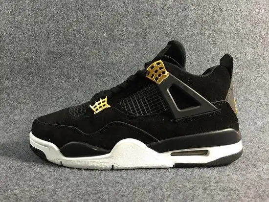 Authentic Air Jordan 4 Gold-Metllic 
