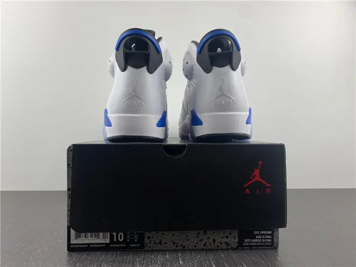 Jordan 6 White blue 