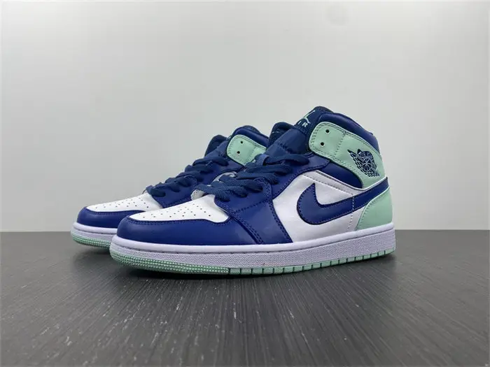 Jordan 1 Mid Mystic Navy Mint Foam 