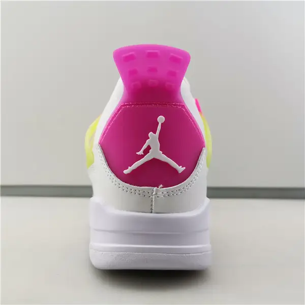 AIR JORDAN 4 GIRLS LEMON VENOM PINK BLAST 
