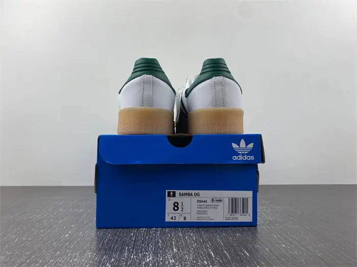 adidas Sambae White Collegiate Green Gum 