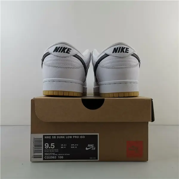 Nike SB Dunk Low Orange Label White Black 