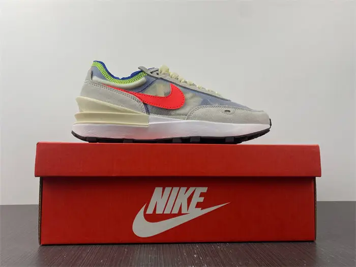 Nike Waffle One Coconut Milk Crimson Royal 