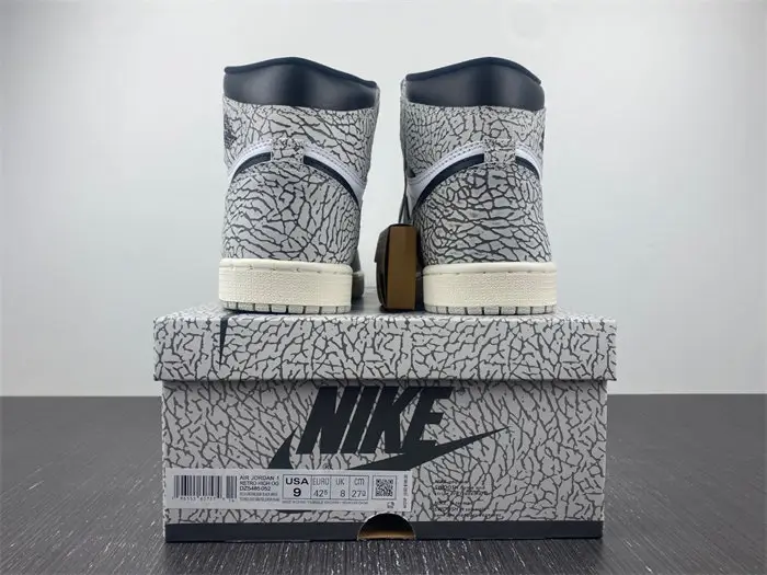 Jordan 1 Retro High OG White Cement 