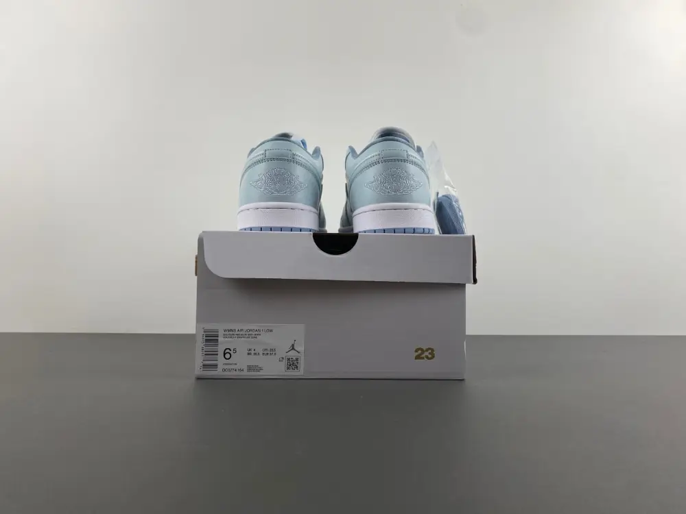 Air Jordan 1 Low White Jade Colorful Ribbon 