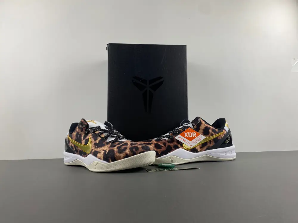 Nike Kobe 8 Protro Leopard Print Gold  FEDEF2032
