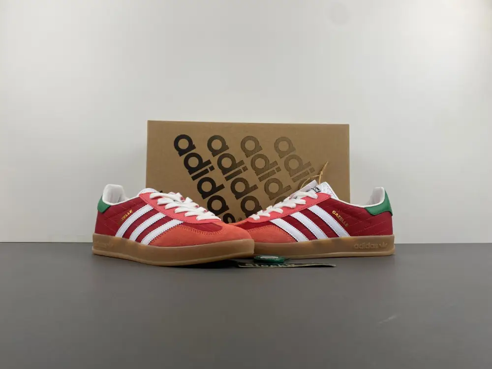 adidas Gazelle Indoor Olympic Pack Better Scarlet  FDD704