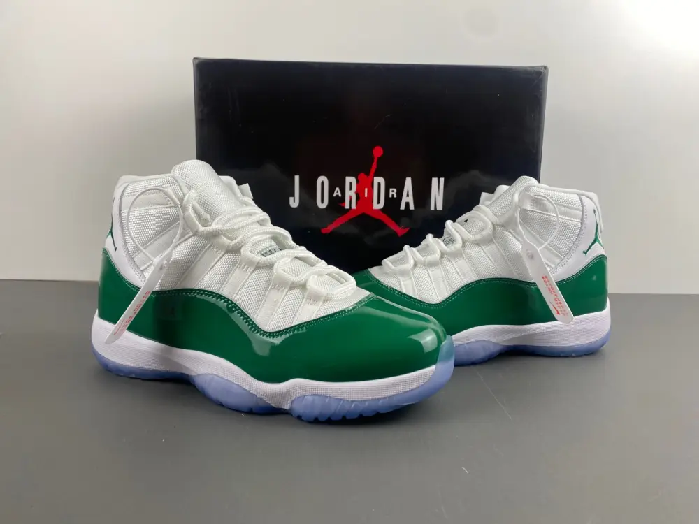 Air Jordan 11 White Green 