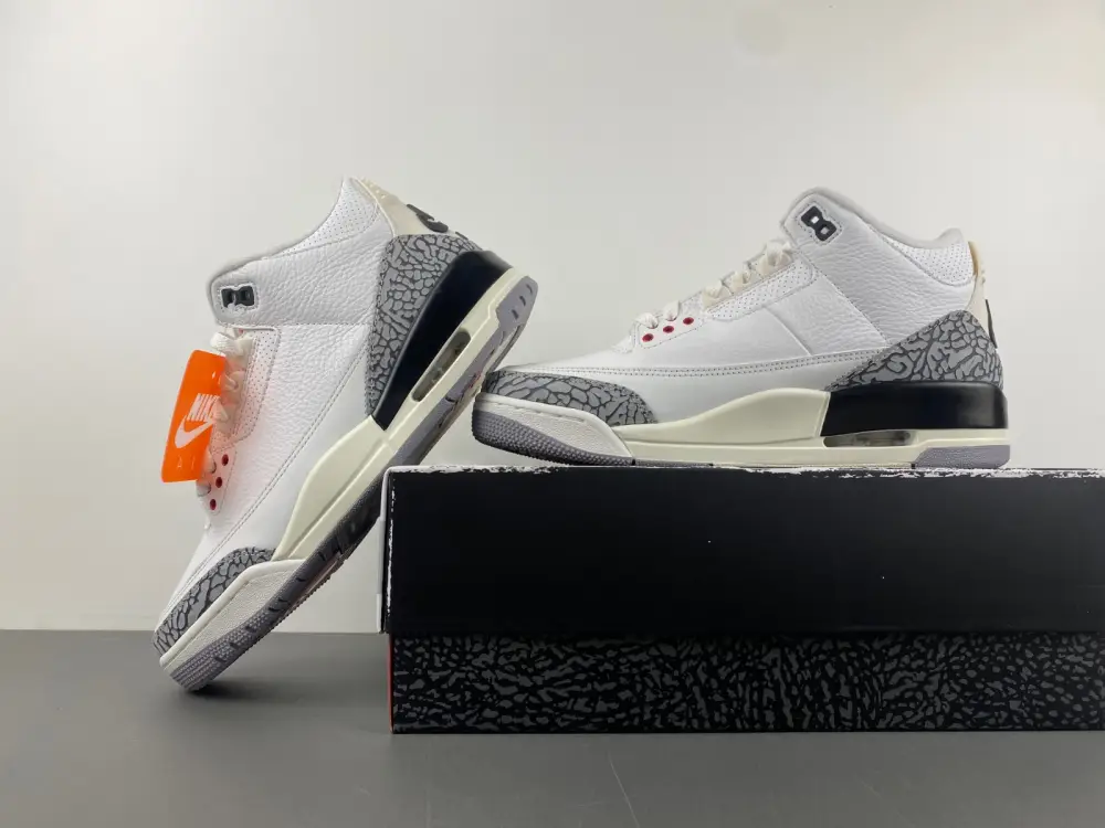 Air Jordan 3 White Cement Reimagined Shoes 2023 