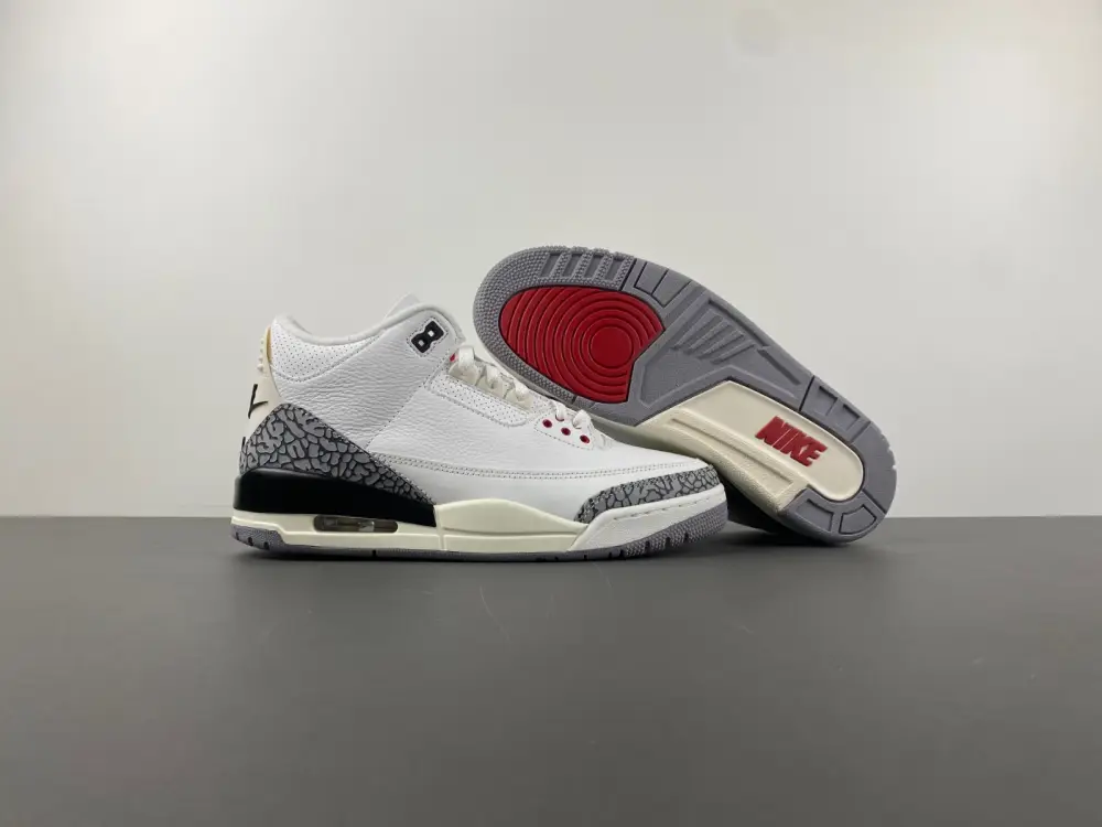 Air Jordan 3 White Cement Reimagined Shoes 2023 