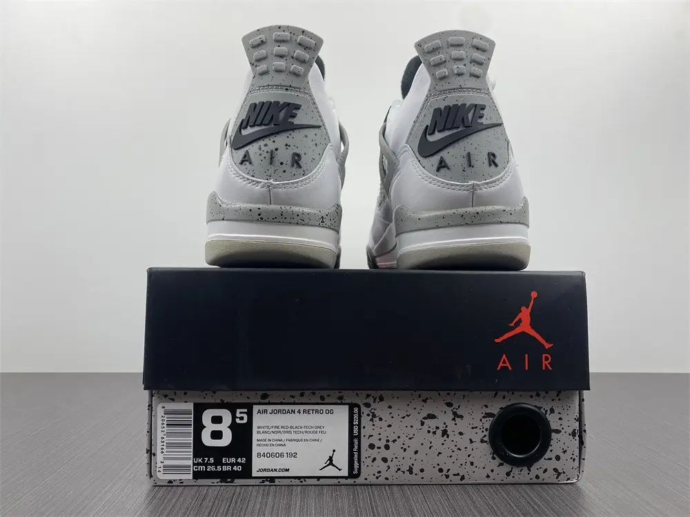 Air Jordan 4 White Cement 