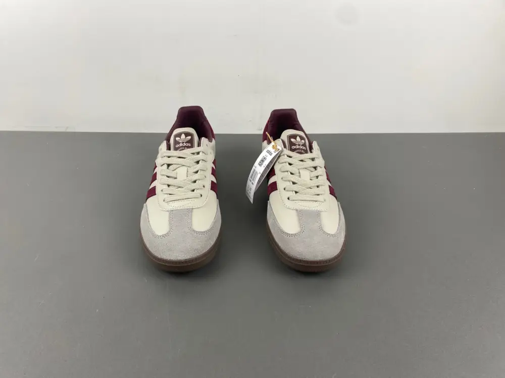 adidas Samba OG Putty Grey Maroon 