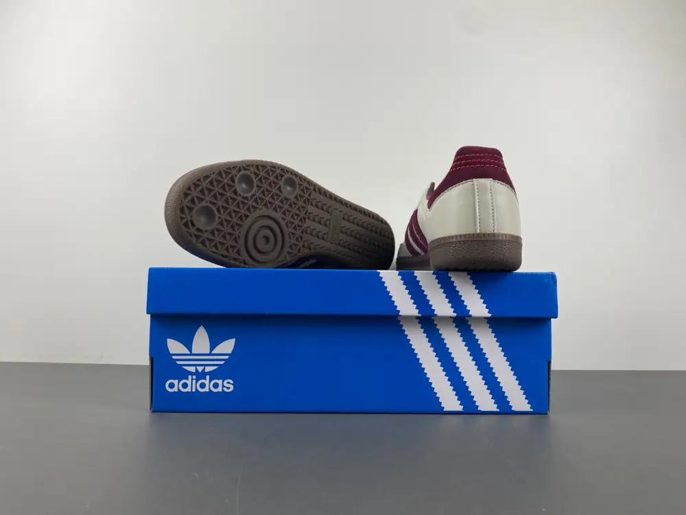adidas Samba OG Putty Grey Maroon 