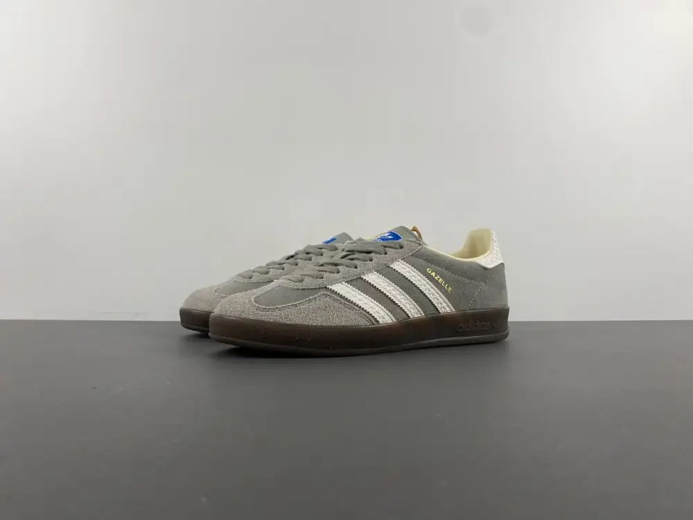 adidas Gazelle Indoor Dark Grey White 