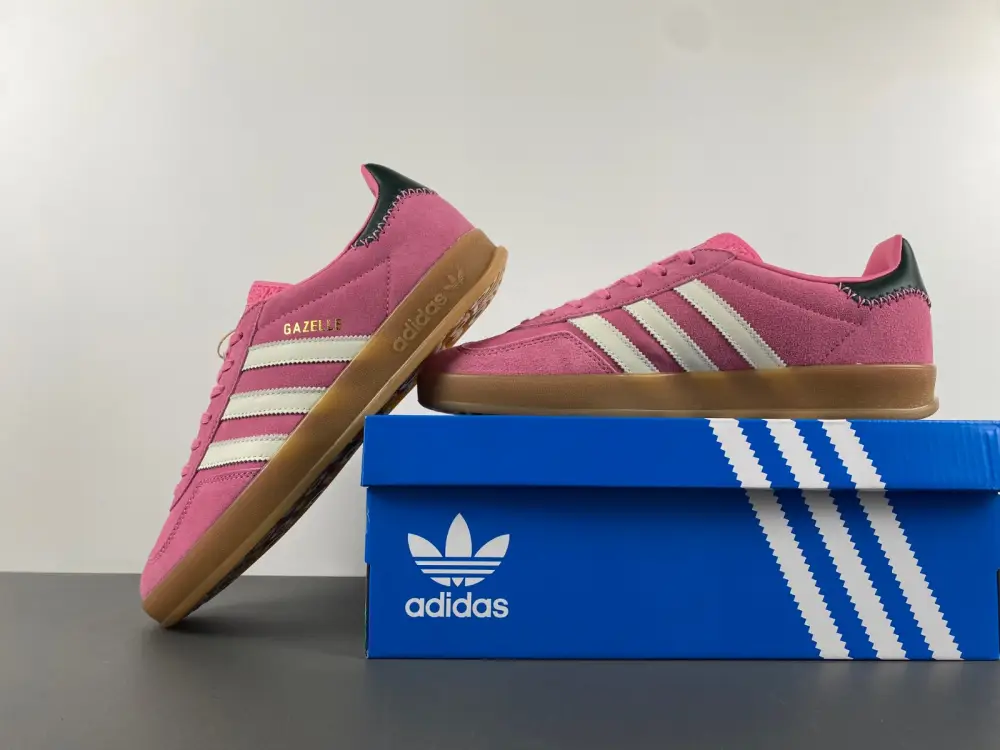 adidas Gazelle Indoor Rose Tone Collegiate Green 