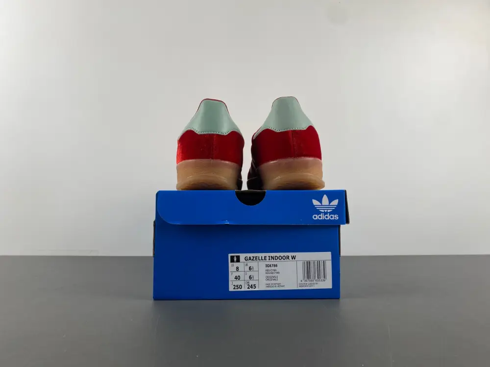 adidas Gazelle Indoor Better Scarlet Green Velvet 