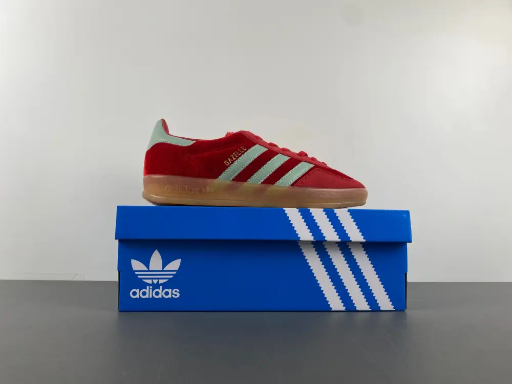 adidas Gazelle Indoor Better Scarlet Green Velvet 