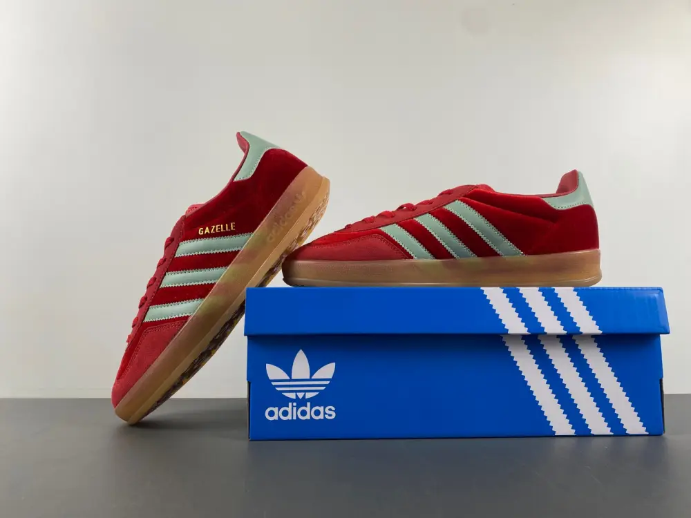 adidas Gazelle Indoor Better Scarlet Green Velvet 