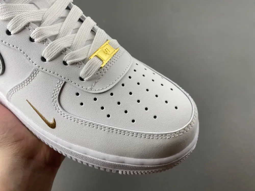 Nike Air Force 1 Low 'White Grey Gold' 